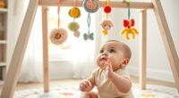 homemade infant activity center