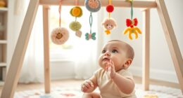 homemade infant activity center