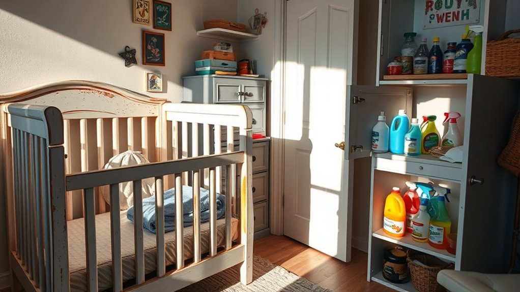 household toxins threat baby
