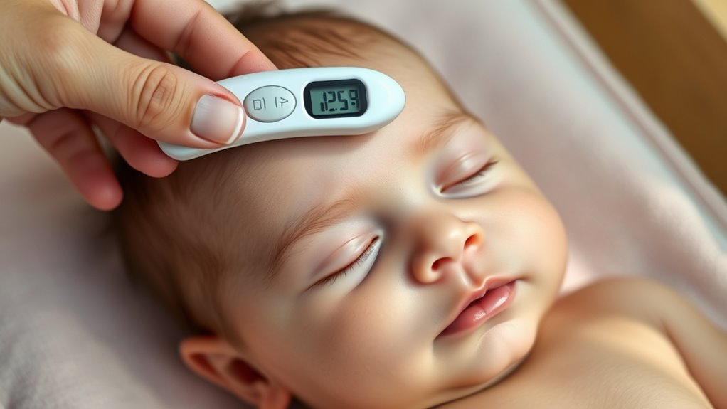 infant forehead thermometer considerations