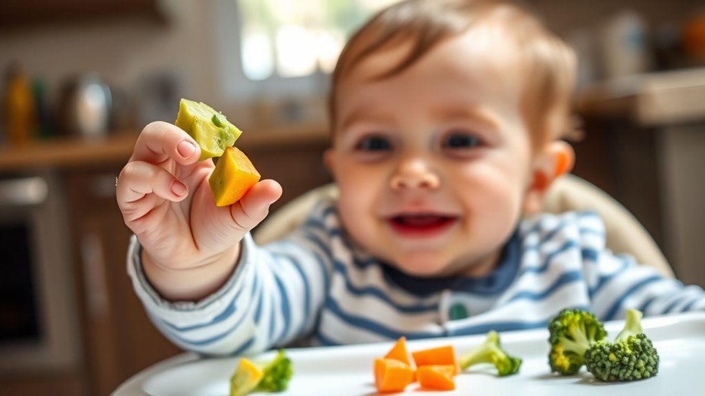 infant self feeding development