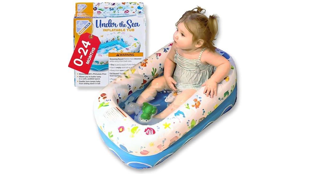 inflatable baby bathtub