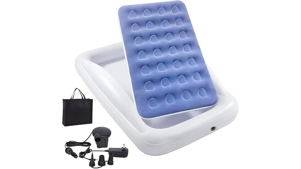 inflatable kids travel bed