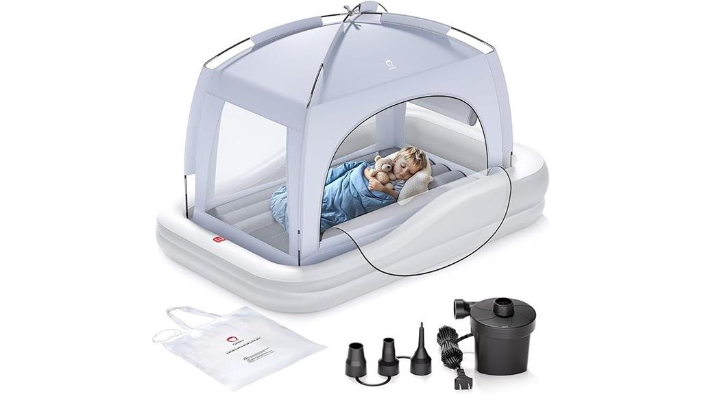 inflatable toddler travel bed