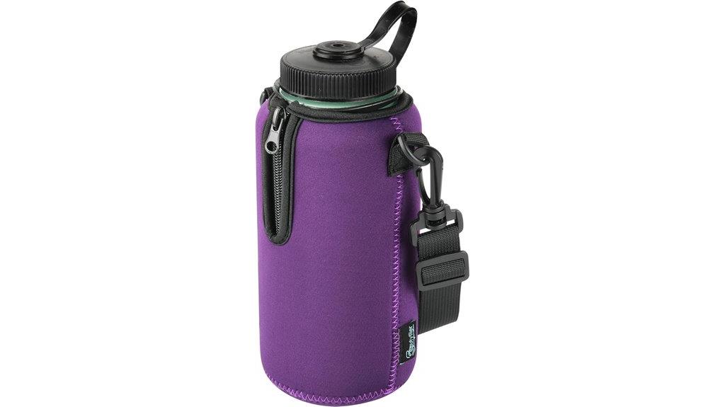 insulated neoprene water bottle