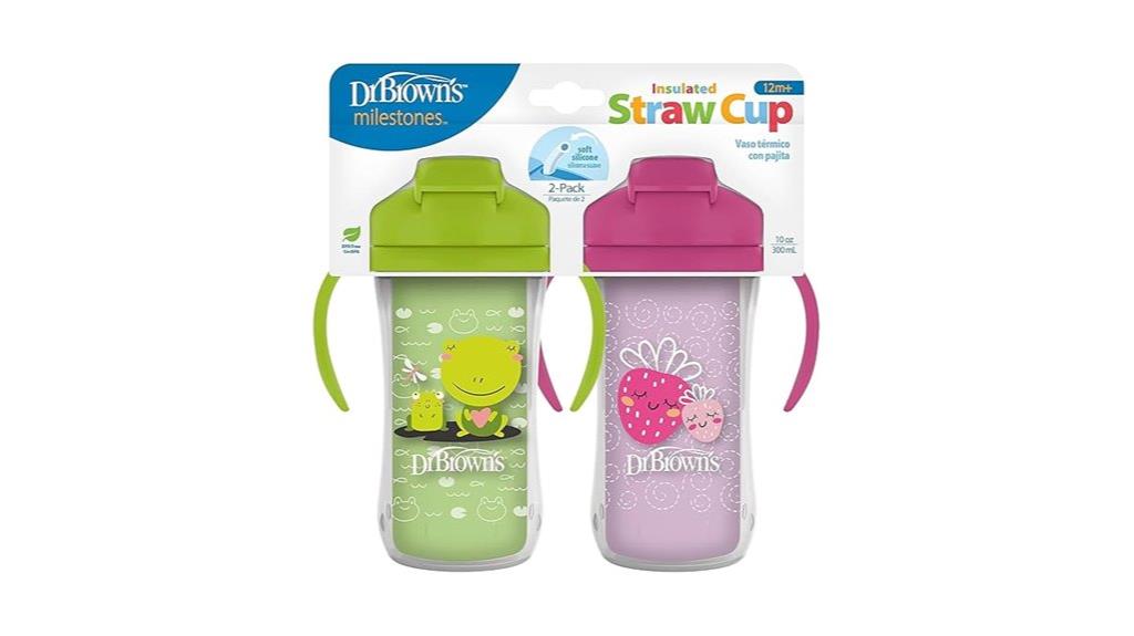 insulated sippy cup set