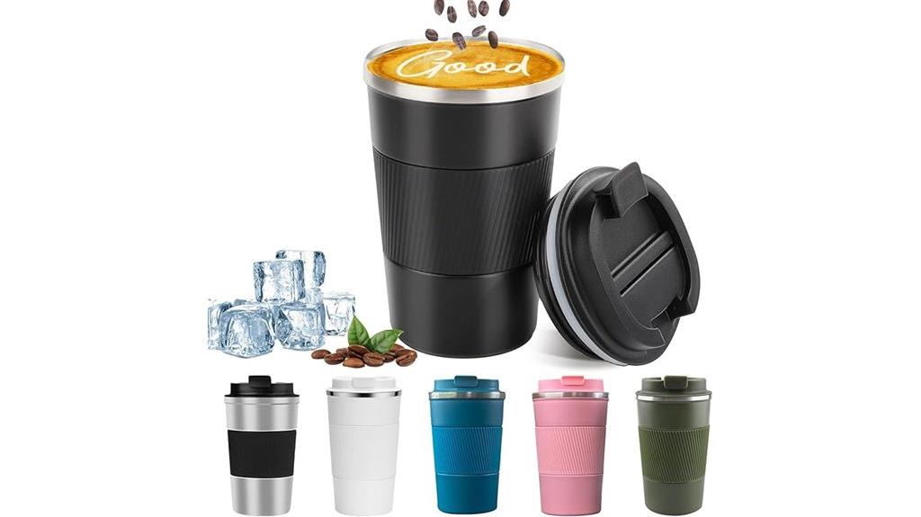 insulated travel coffee mug