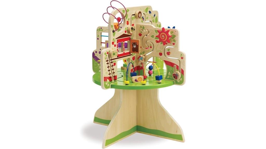 interactive wooden play center