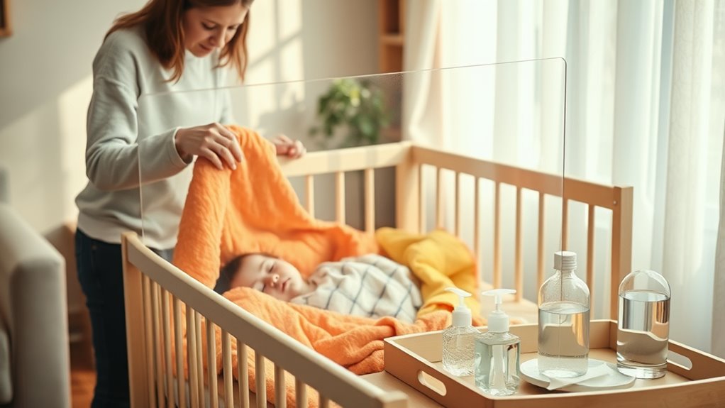 isolate sick family member