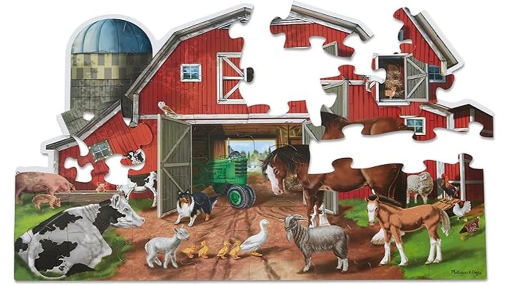 jumbo barn shaped puzzle