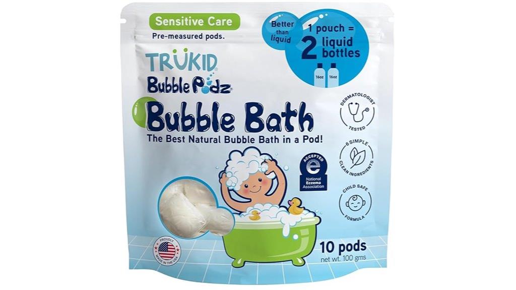 kids bubble bath pods
