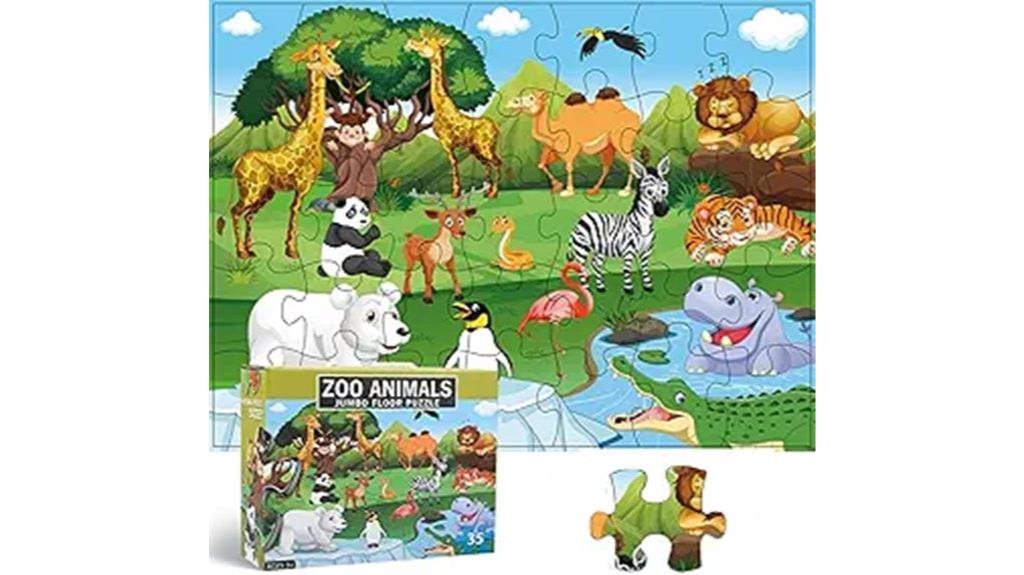 kids grassland animal puzzle