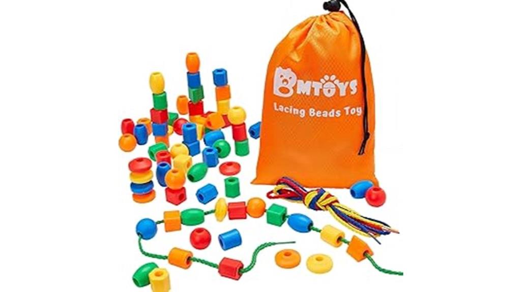 kids lacing beads set