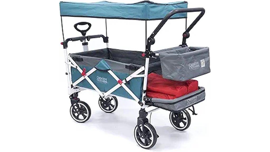 kids outdoor wagon adventure