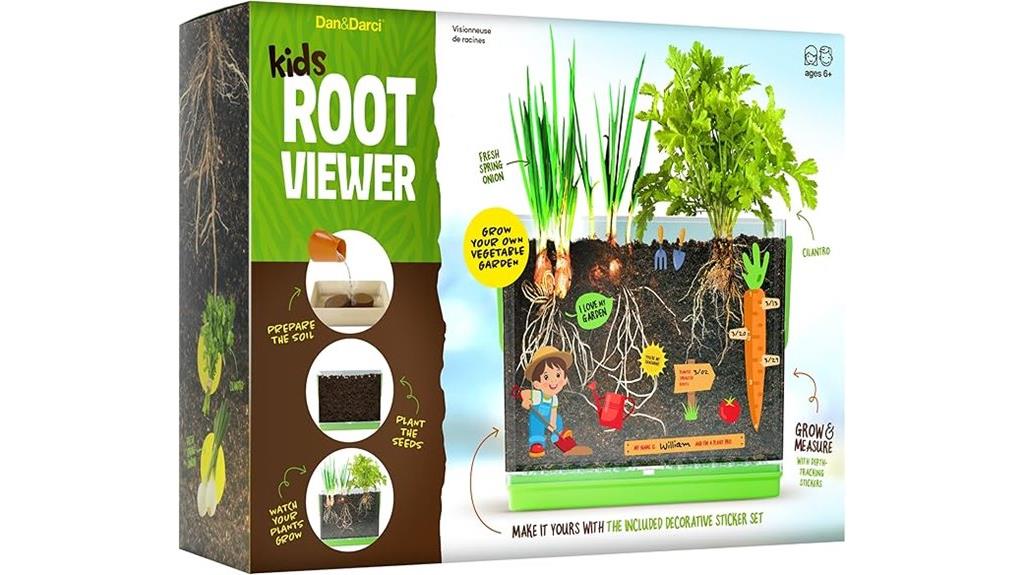 kids plant root exploration kit