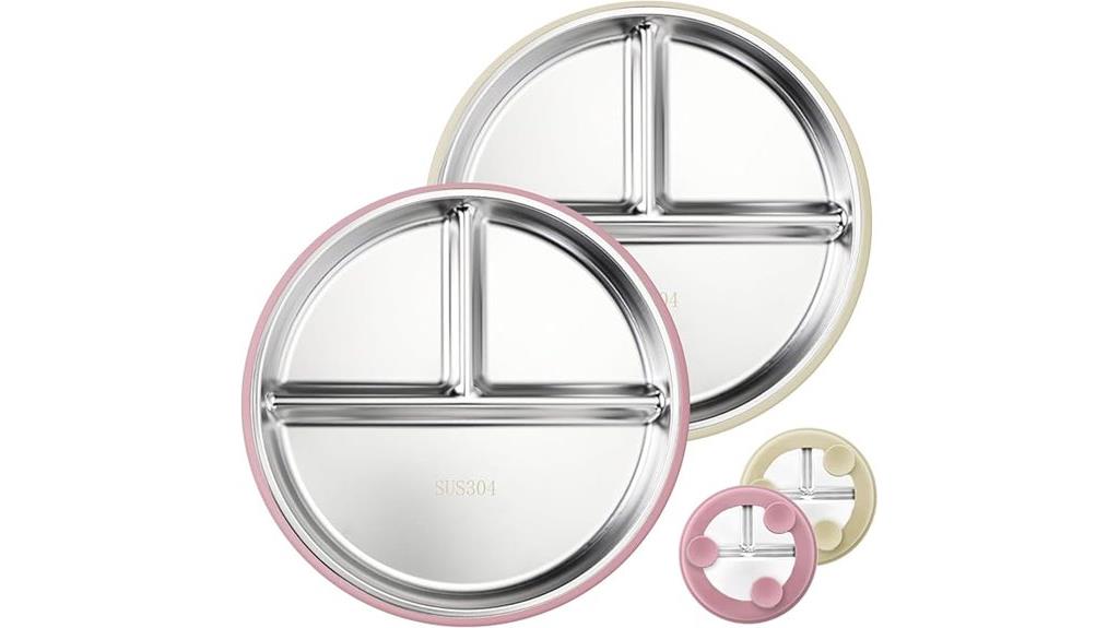 kids stainless steel plates