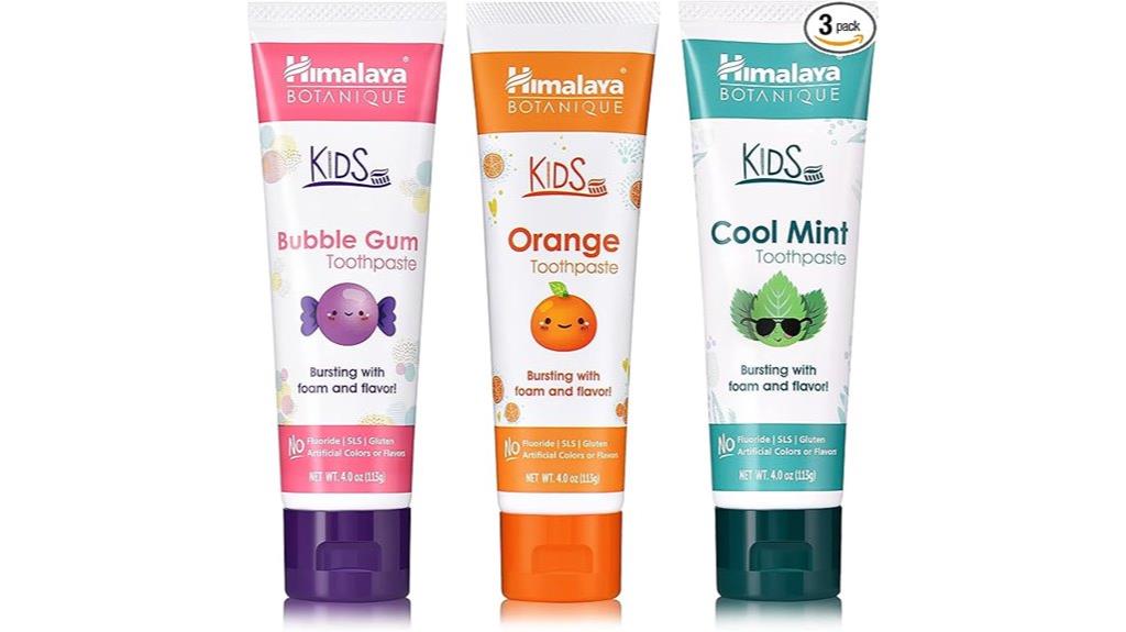 kids toothpaste variety pack