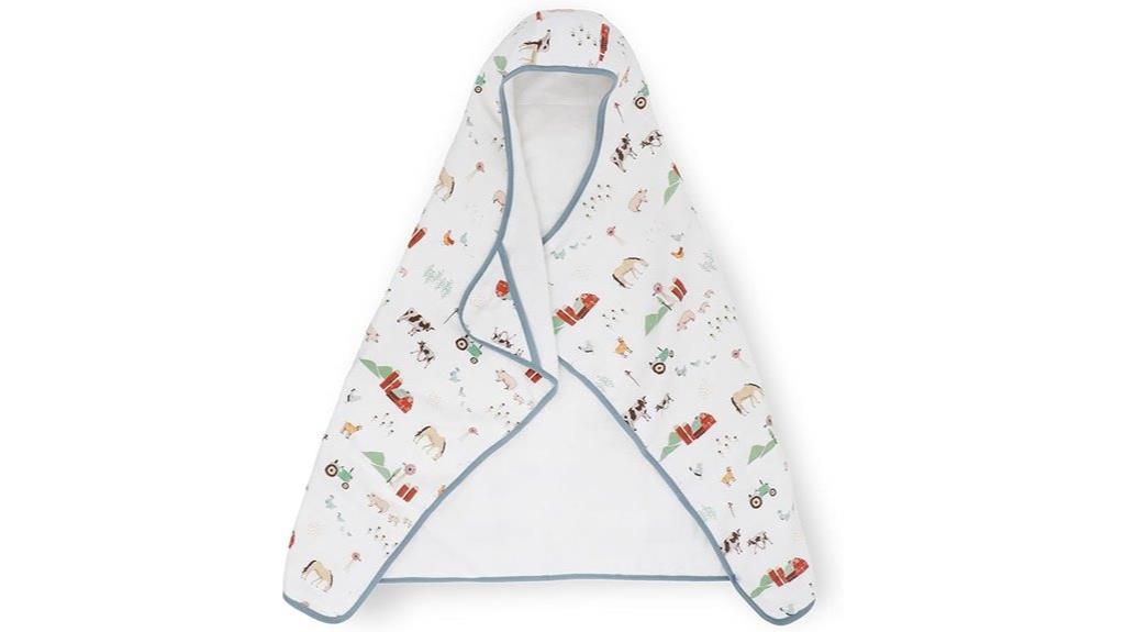 kids unicorn hooded towel