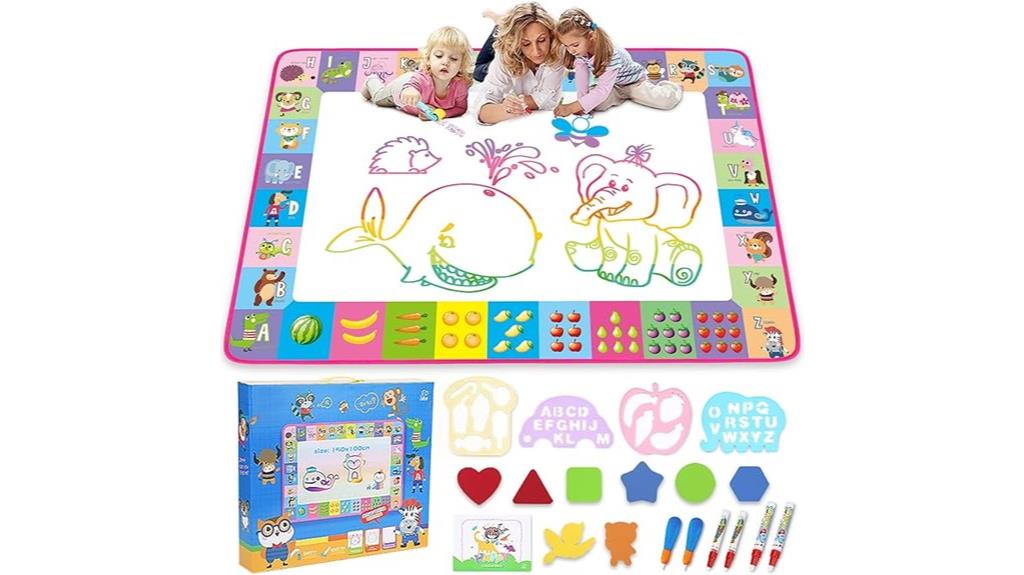 kids water drawing mat