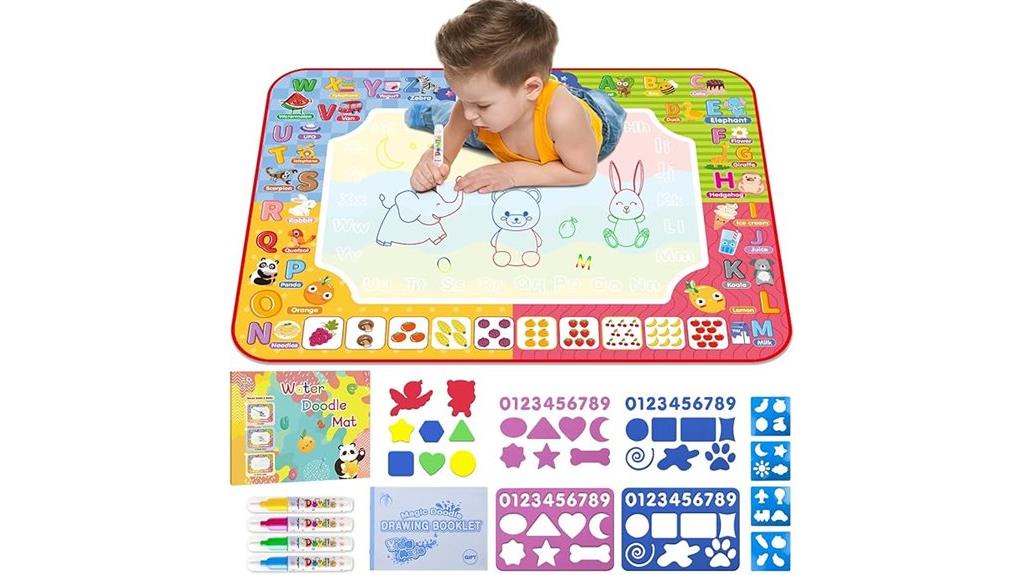 kids water drawing mat