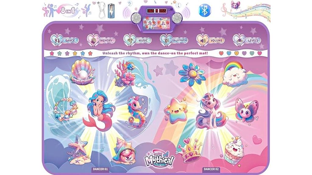 large kids dance mat