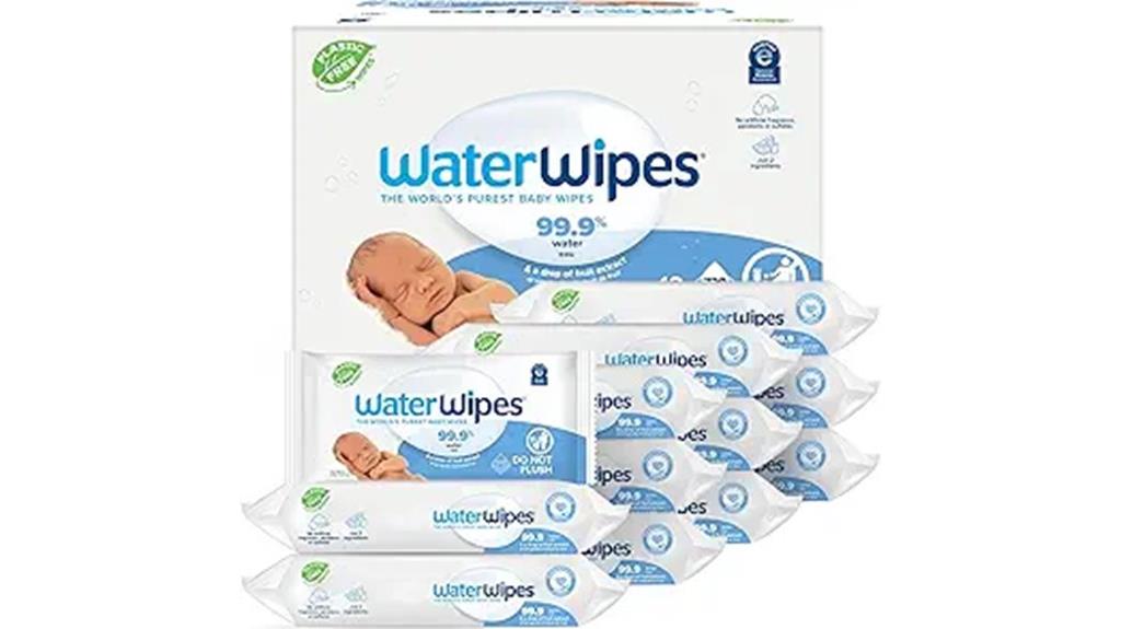 large pack of water wipes