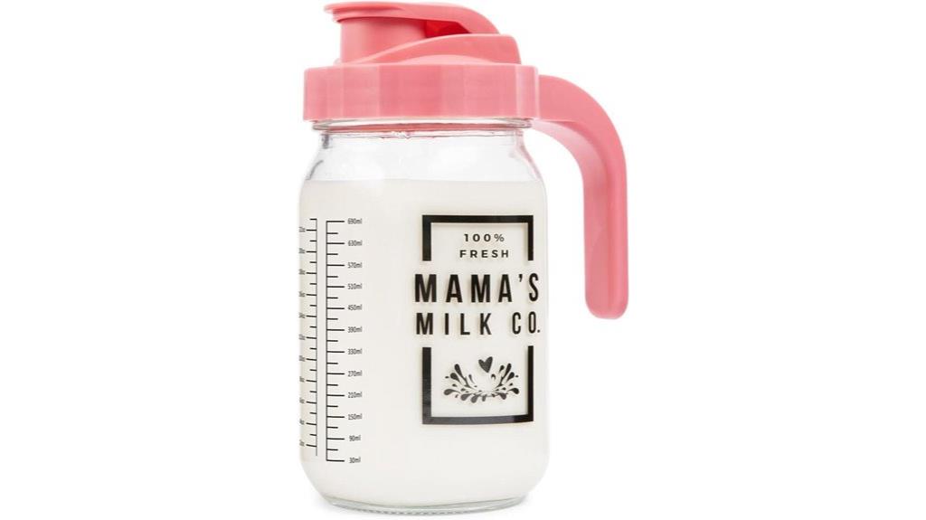 leak proof breast milk pitcher