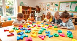 learning abcs with crafts