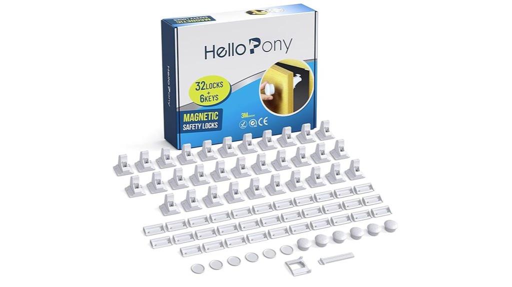 magnetic cabinet lock set