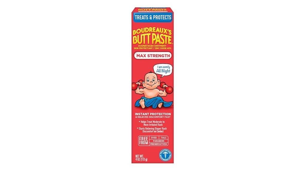 maximum strength diaper rash cream