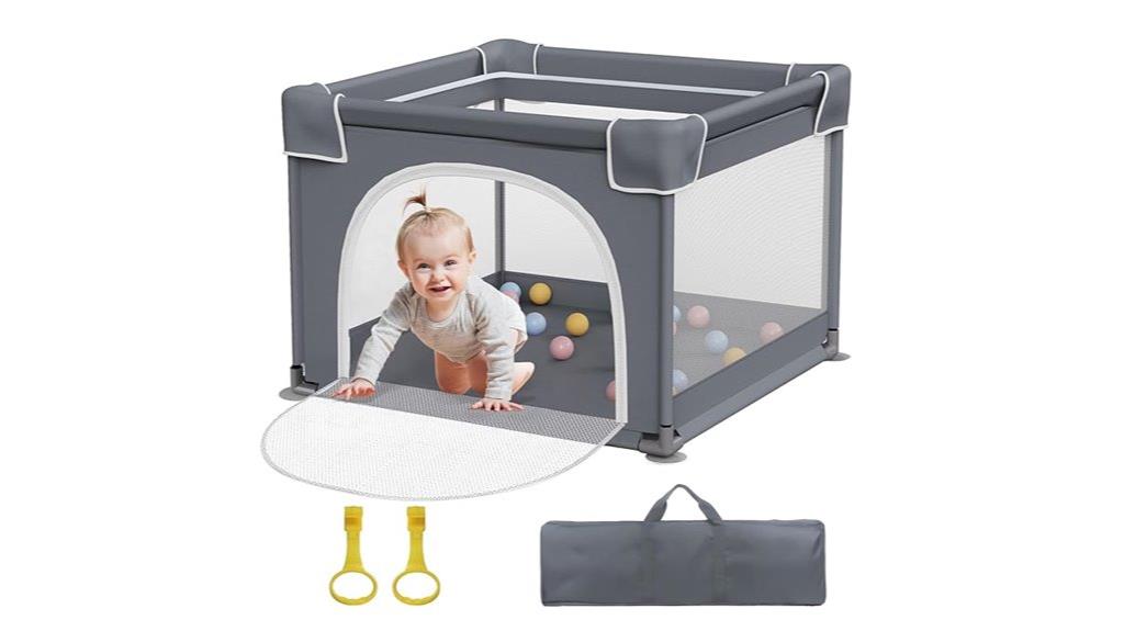 mesh sided baby playpen