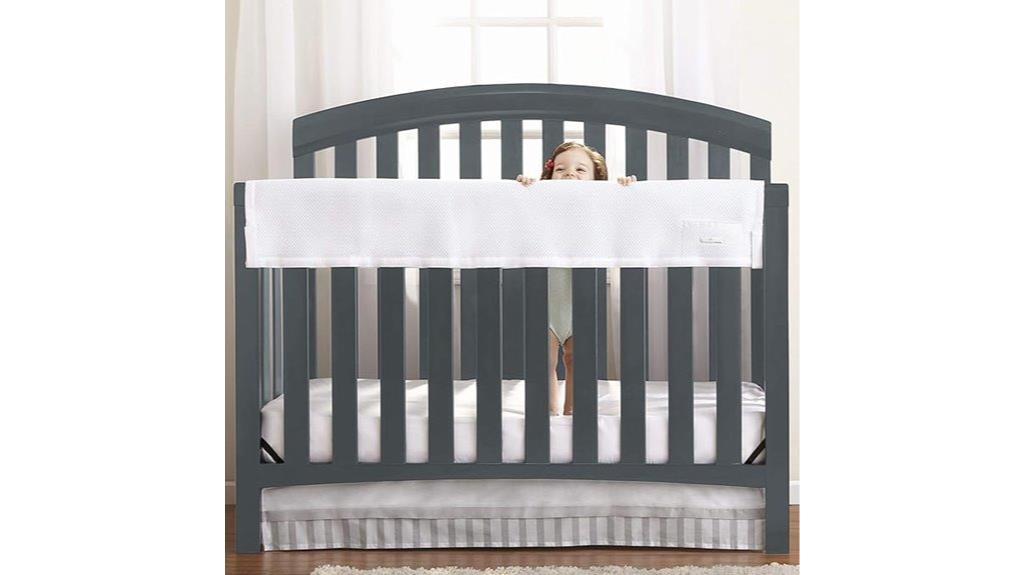 mesh teething rail cover
