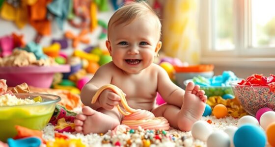 messy sensory baby activities
