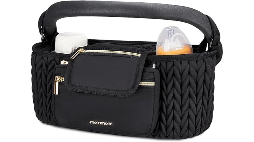 mom stroller organizer with cups