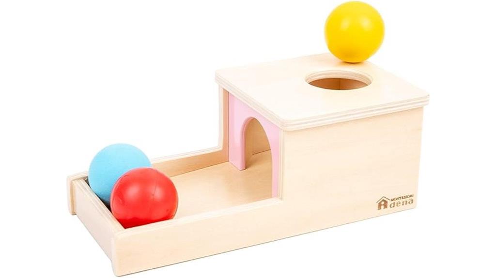 montessori object permanence tray