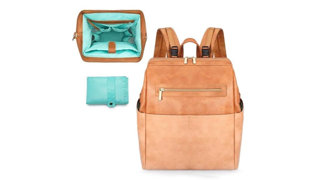 multi pocket diaper bag backpack