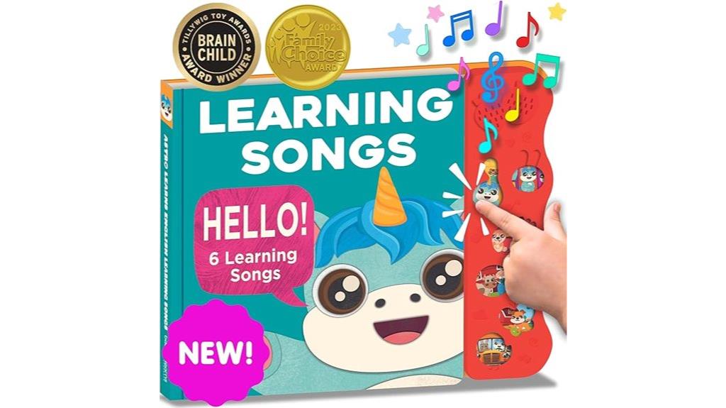 musical toddler toy book