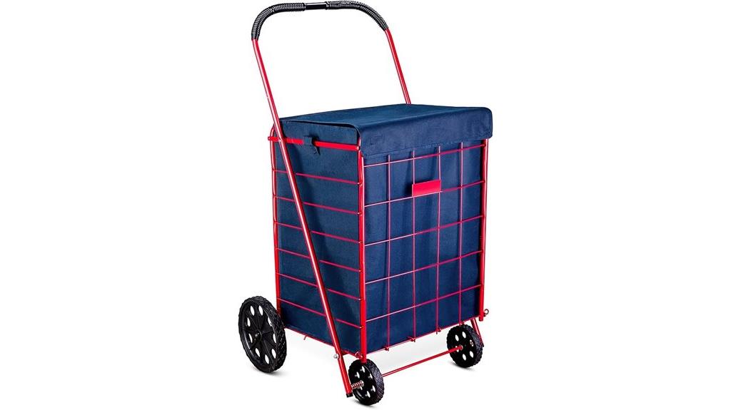 navy blue laundry cart liner