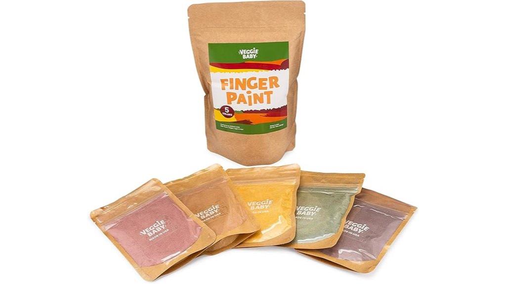 non toxic toddler finger paints
