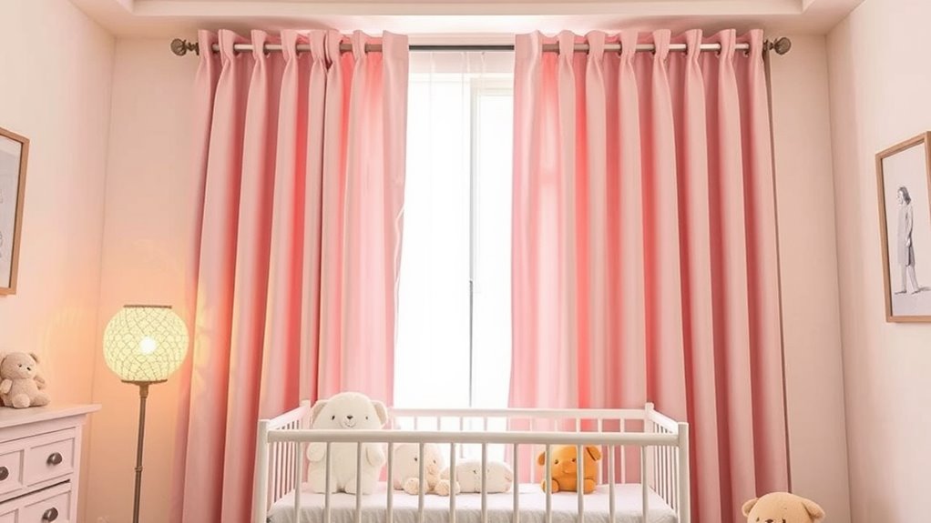 nursery blackout thermal curtains