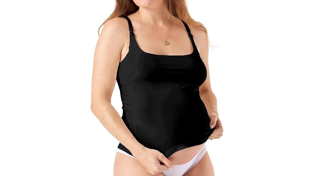 nursing tank with bra