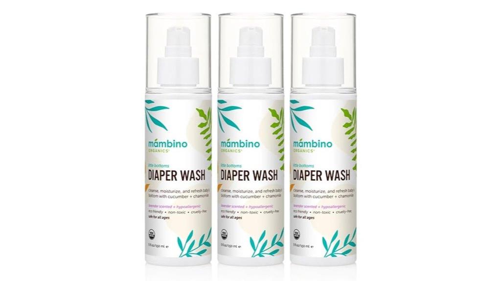 organic diaper wash pack