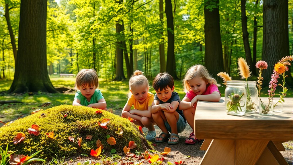 outdoor sensory nature exploration