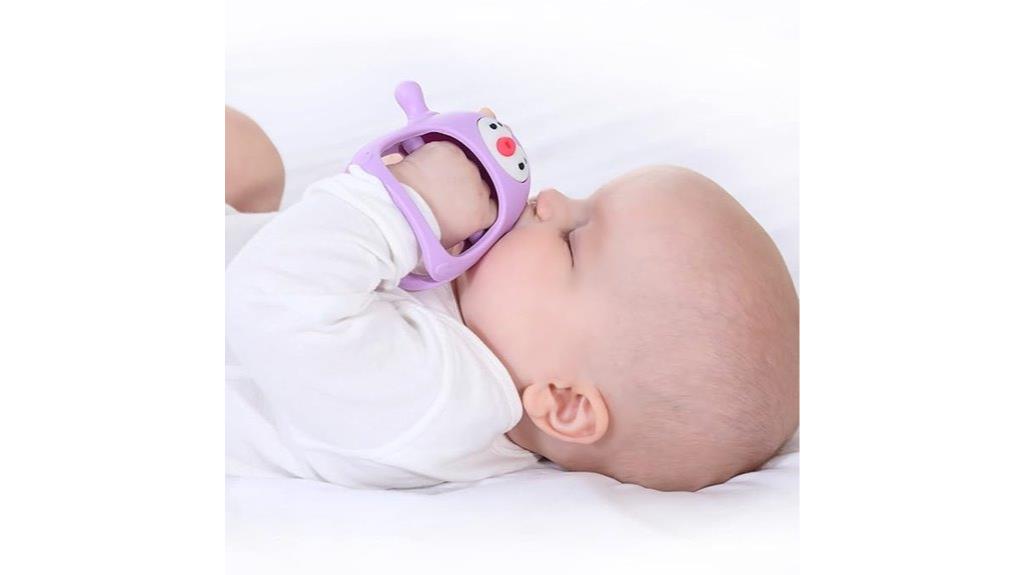 penguin silicone teething toy