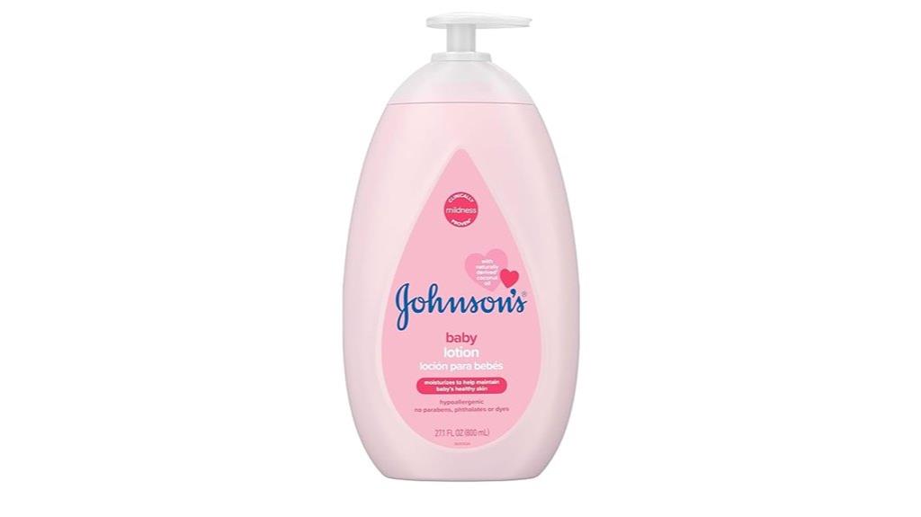pink baby lotion coconut