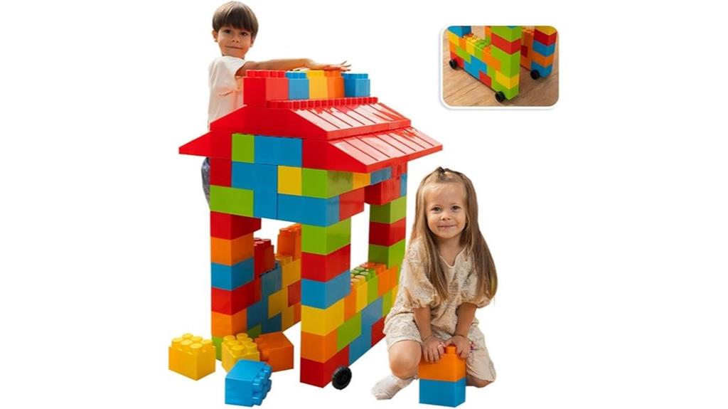 plastic wheel toy blocks