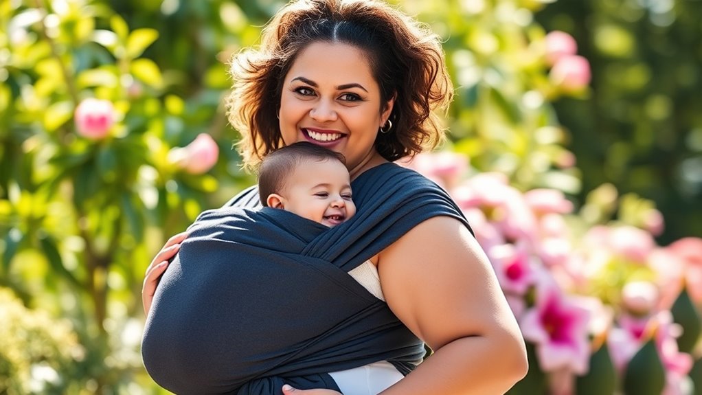 plus size friendly baby wraps
