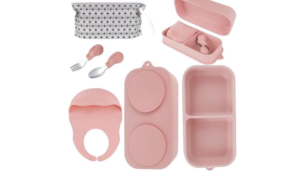portable bpa free baby dishware