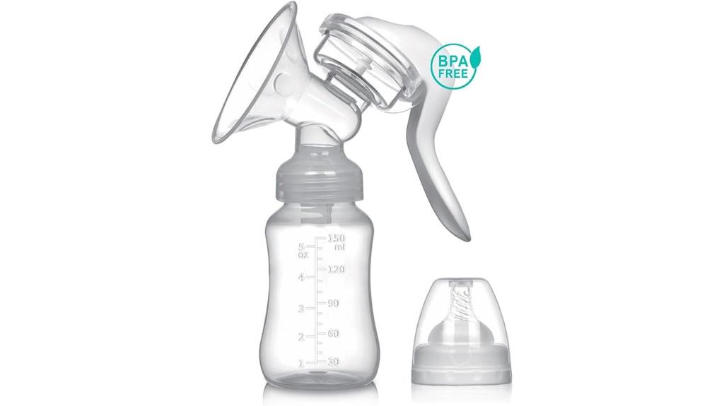 portable bpa free milk collector