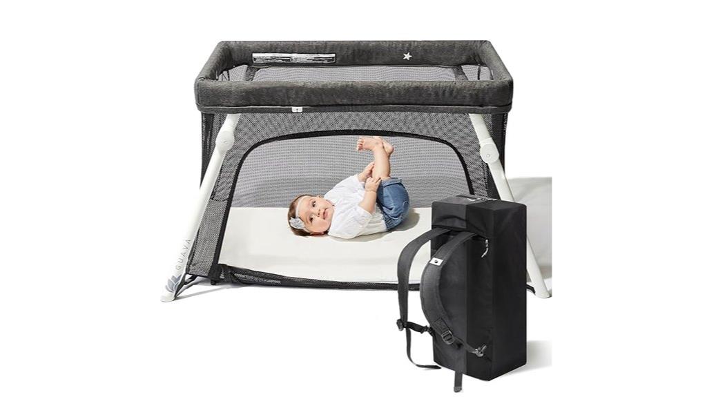 portable crib with backpack
